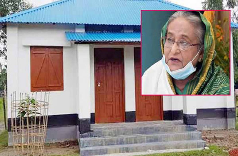 সিলেটে স্বপ্ননীড় পেল গৃহহীন পরিবার