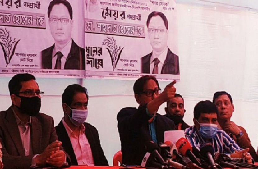 বিএনপি প্রার্থী ডা. শাহাদাতের অবস্থান কর্মসূচির ঘোষণা
