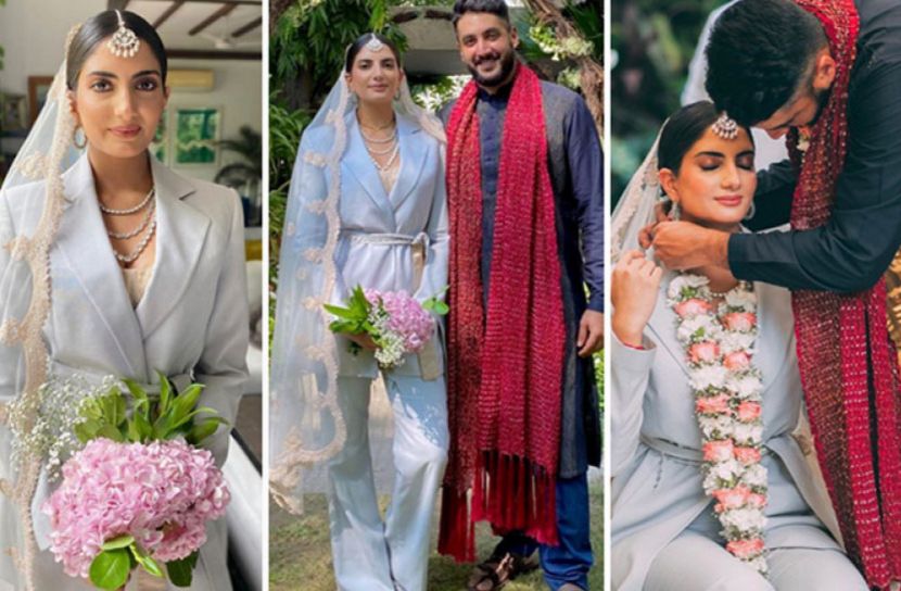 প্যান্ট-স্যুট পরে বিয়ের কনের প্রথা ভাঙার গল্প