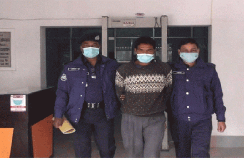 নাটোরে স্ত্রীকে শ্বাসরোধে হত্যার স্বীকারোক্তি স্বামীর