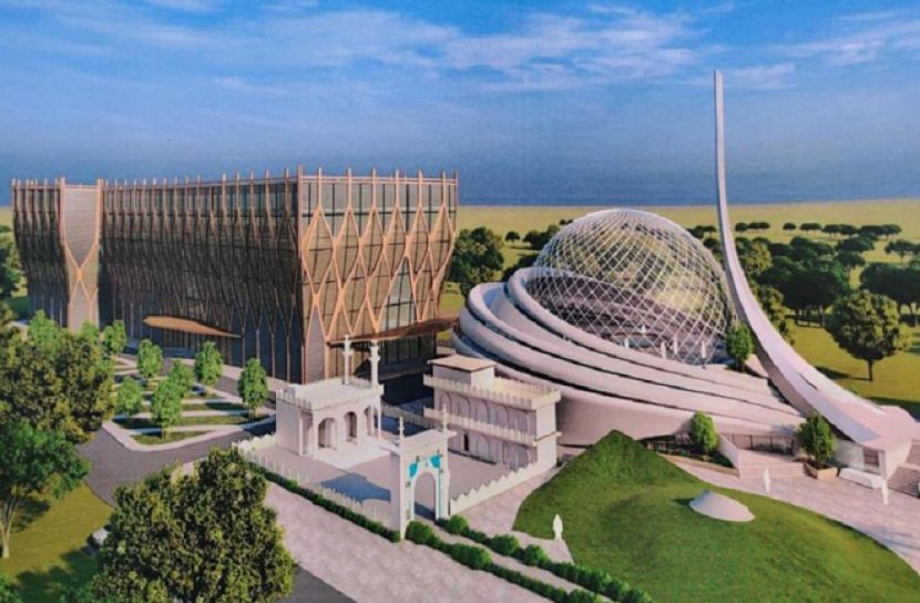 বাবরি মসজিদ নির্মাণ কাজ শুরু