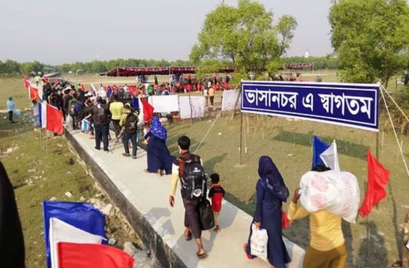 ভাসানচরে পৌঁছালো আরও ১৭৭৮ রোহিঙ্গা
