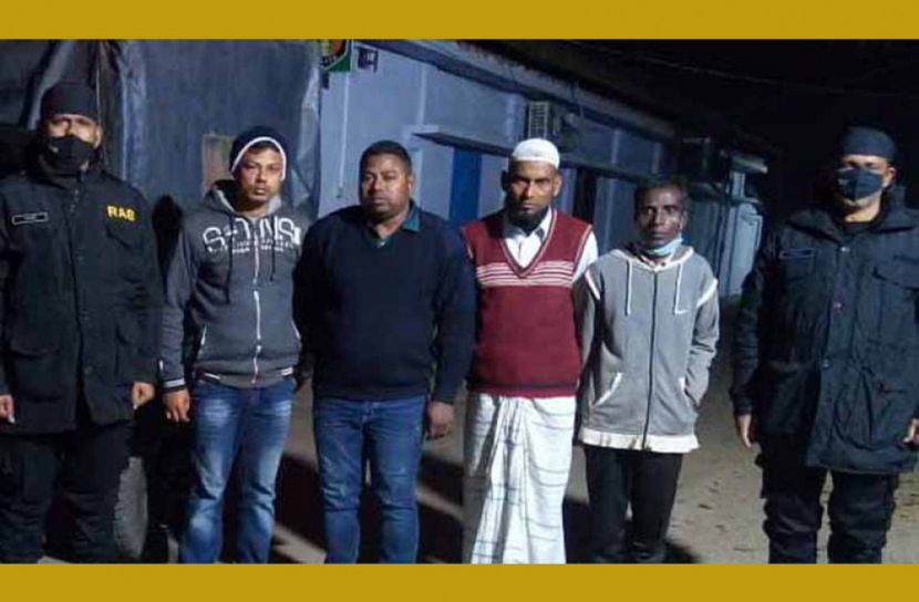 সিলেটে আটক ৪ ইয়াবা কারবারী কারাগারে