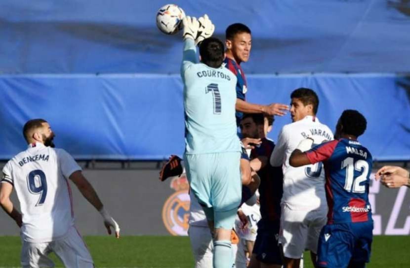 লেভান্তের কাছে হারল ১০ জনের রিয়াল