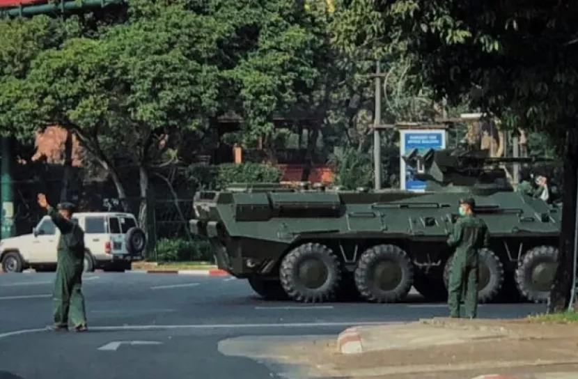 সেনাবাহিনীর দখলে মিয়ানমার