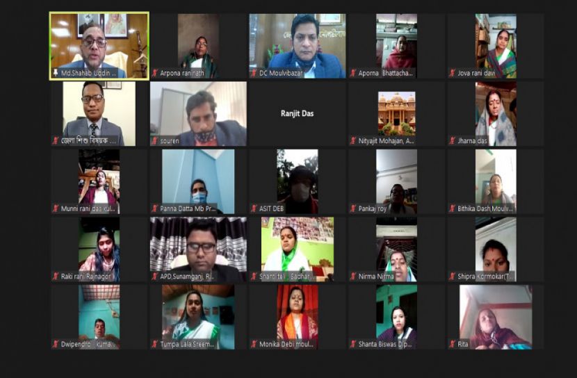 মৌলভীবাজারে মন্দিরভিত্তিক শিশু প্রকল্পের কর্মশালা অনুষ্ঠিত