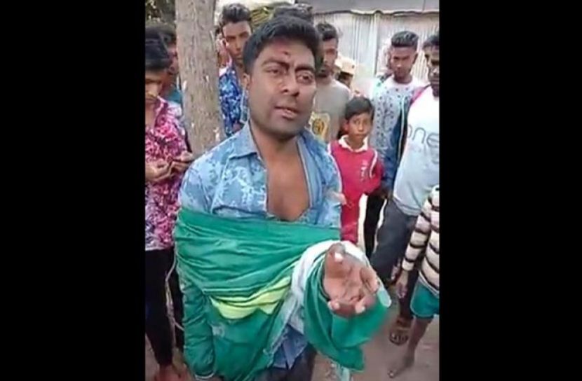 ছবি তোলায় সাংবাদিককে গাছে বেঁধে নির্যাতন