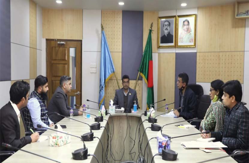 ইউজিসিতে ভারতের লাভলি বিশ্ববিদ্যালয় প্রতিনিধি দল