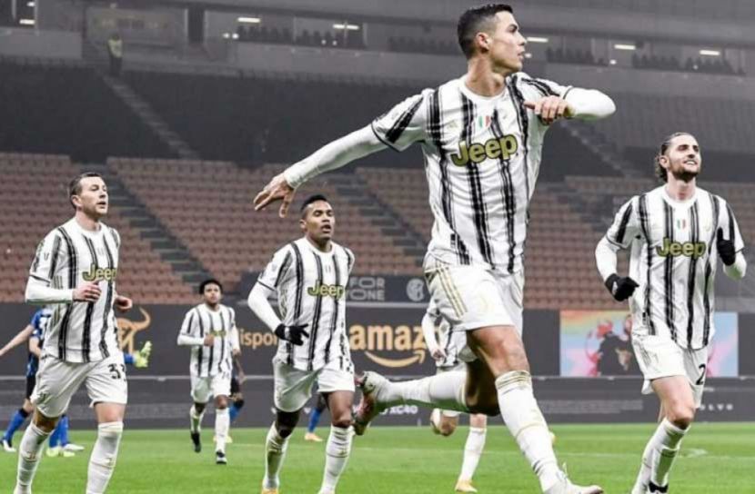 রোনালদোর জোড়া গোলে ইন্টারকে হারাল জুভে