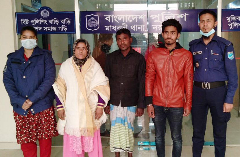 দাদী হত্যা মামলায় মা-ছেলেসহ তিনজন কারাগারে