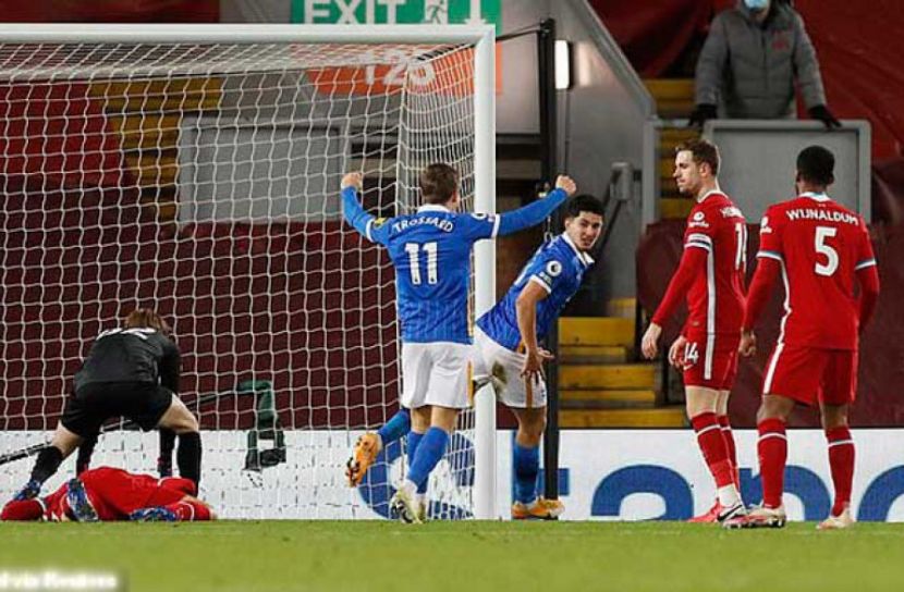 আবারও ঘরের মাঠে হারল লিভারপুল