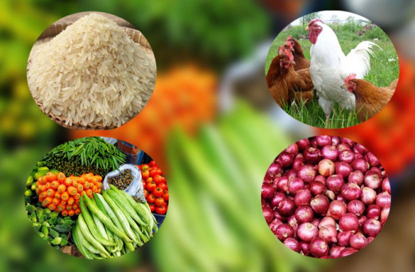 পেঁয়াজ-সবজির দাম কমলেও বেড়েছে চাল-মুরগির