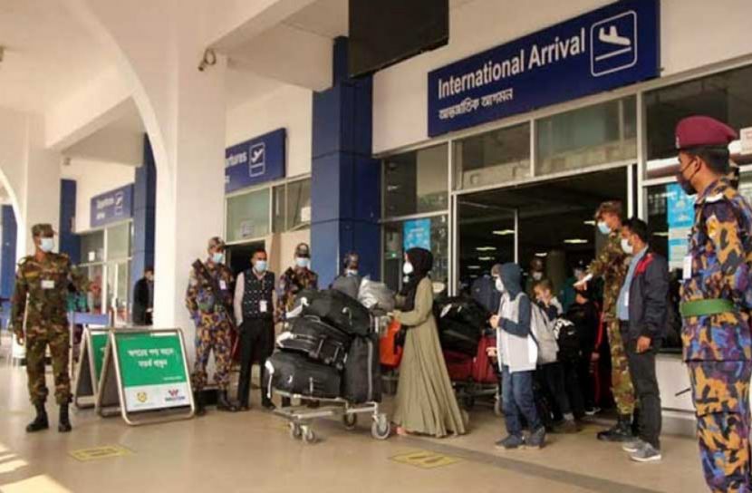 যুক্তরাজ্যফেরত ৫৩৮৬ জন কোয়ারেন্টাইনে