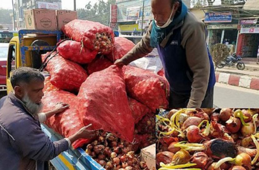 পঁচা পেঁয়াজ না কিনলে মিলছে না ডাল চিনি ও ভোজ্য তেল