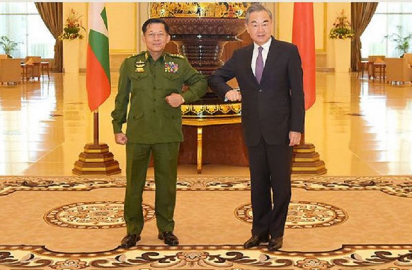 মিয়ানমারের বিরুদ্ধে যাবে না চীন