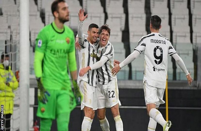রোনালদোর গোলে জুভেন্টাস তৃতীয় স্থানে