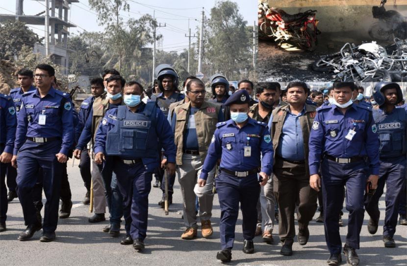 বগুড়ায় মোটর মালিক দুগ্রুপের সংঘর্ষ, আহত ৪