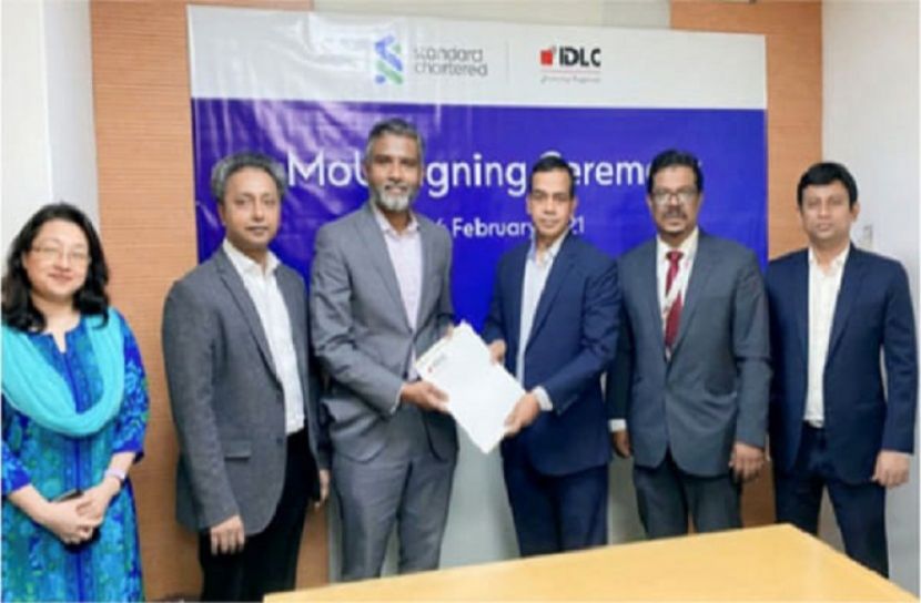 আইডিএলসির সঙ্গে স্ট্যান্ডার্ড চার্টার্ড ব্যাংকের ৩ চুক্তি
