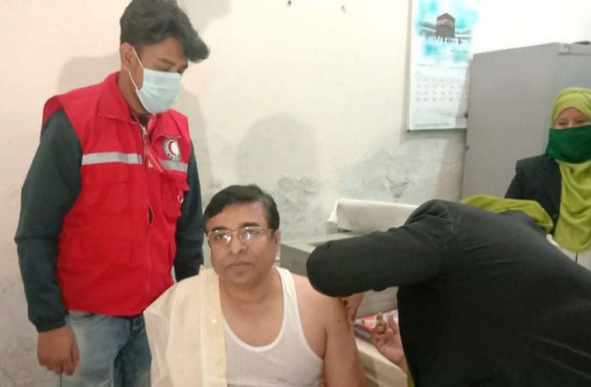 ভোলায় জেলা প্রশাসকসহ টিকা নিলেন ৯৪০ জন