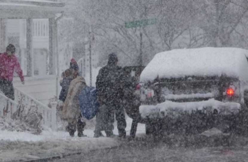 যুক্তরাষ্ট্রে আবারও তুষারঝড়ের পূর্বাভাস