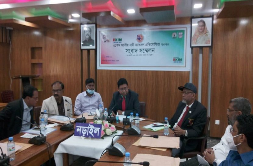 নড়াইলে এক্সিম ব্যাংক জাতীয় নারী হ্যান্ডবল প্রতিযোগিতা মঙ্গলবার