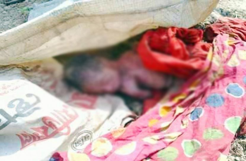 আলু ক্ষেতে নবজাতকের লাশ 