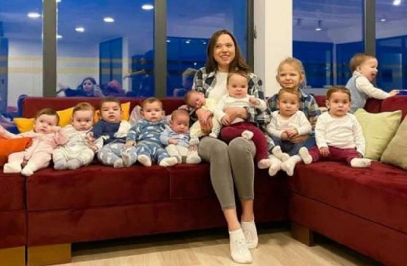 ২৩ বছরে ১১ সন্তানের মা, ইচ্ছা ১শ