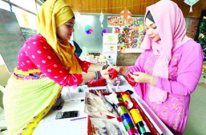 নারী উদ্যোক্তাদের মেলায় হরেক পণ্যের পসরা