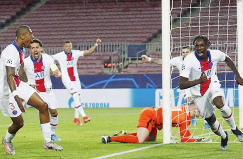 পিএসজির ঝড়ে বিধ্বস্ত বার্সেলোনা