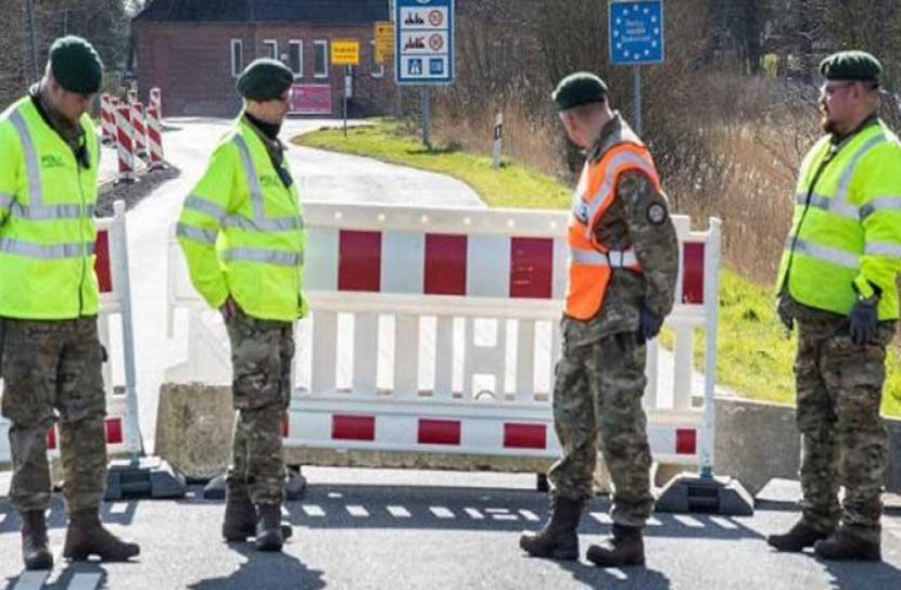 করোনা : জার্মান সীমান্তে কড়াকড়ি