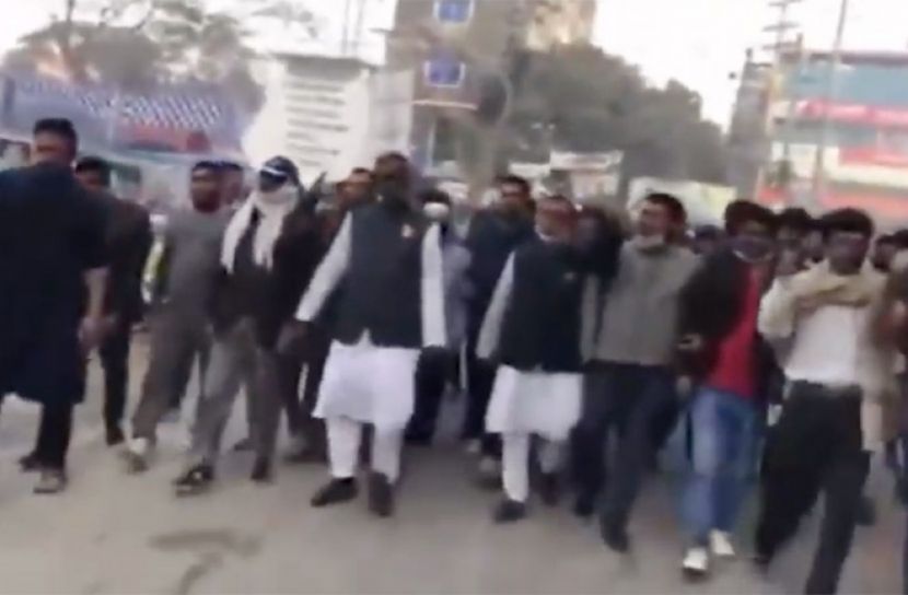 কাদের মির্জার নেতৃত্বে হরতাল চলছে