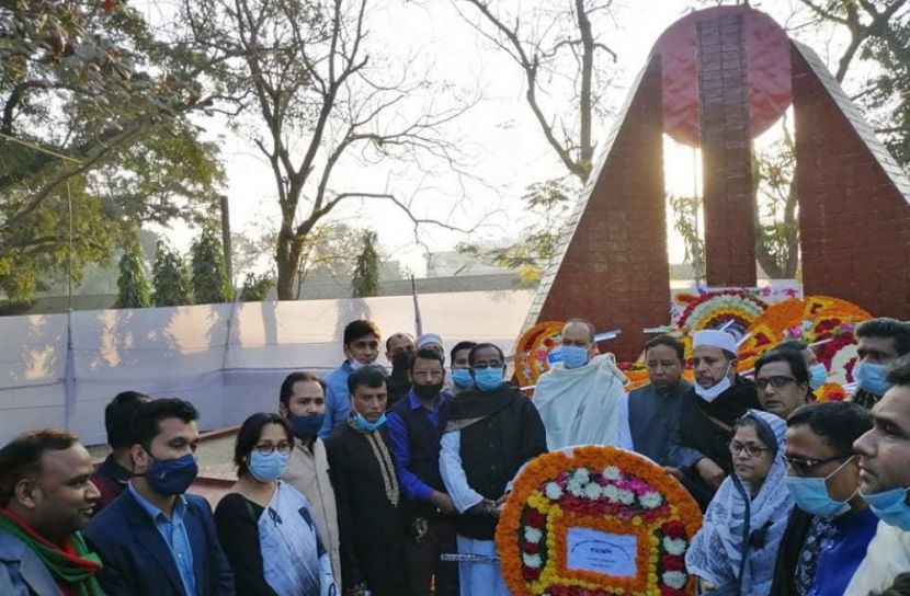 গভীর শ্রদ্ধা আর ভালোবাসায় রংপুরে ভাষা শহীদদের স্বরণ