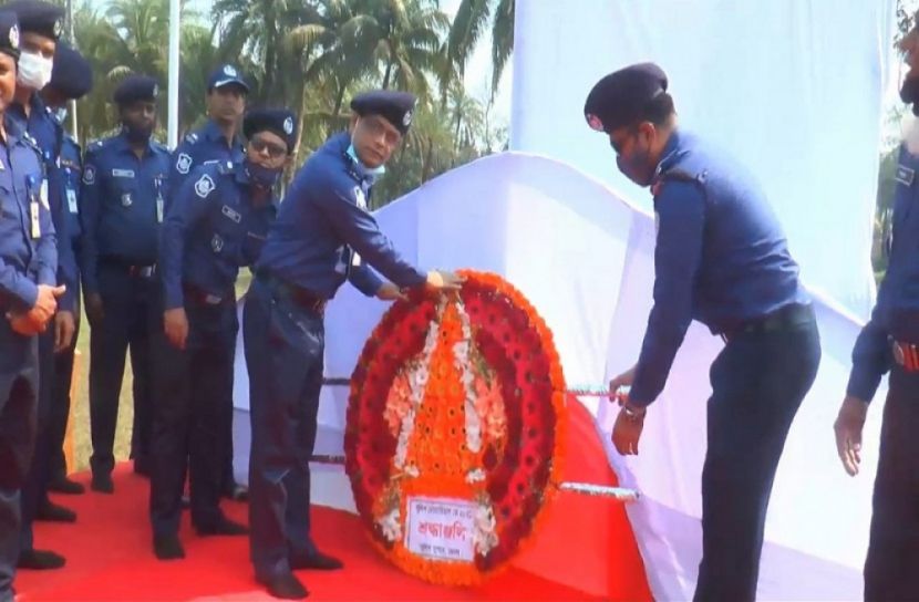 ভোলায় পুলিশ ‘মেমোরিয়াল ডে’ পালিত