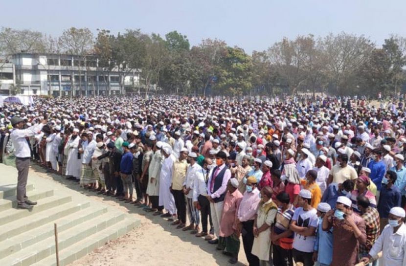 এইচ টি ইমামের প্রথম জানাজা সম্পন্ন