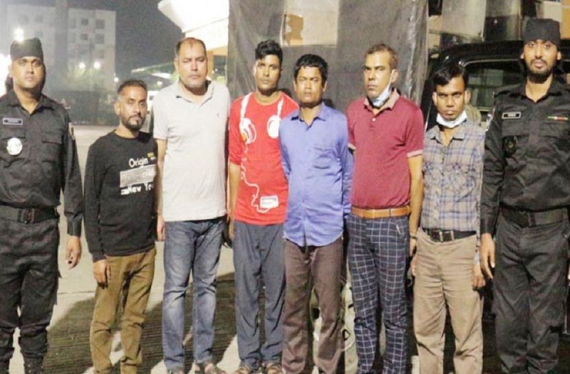 সিলেটে আটক ৬ মাদক কারবারি কারাগারে