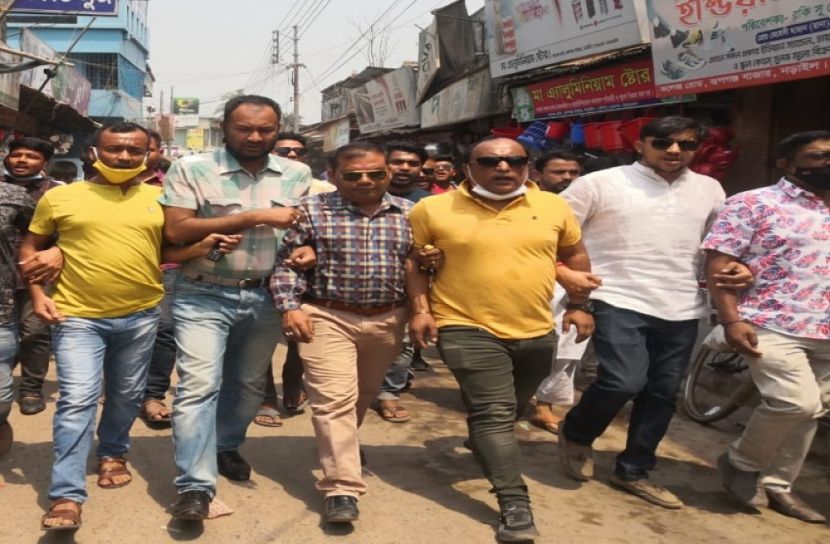নড়াইলে হরতালের প্রতিবাদে ছাত্রলীগের মিছিল-সমাবেশ
