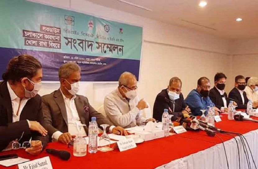 পোশাক শিল্প লকডাউনের বাইরে রাখার দাবি