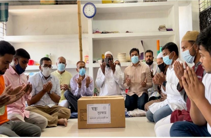 এতিম ও আলেমদের মাঝে বিএনপির স্বাস্থ্য সুরক্ষা সামগ্রী বিতরণ