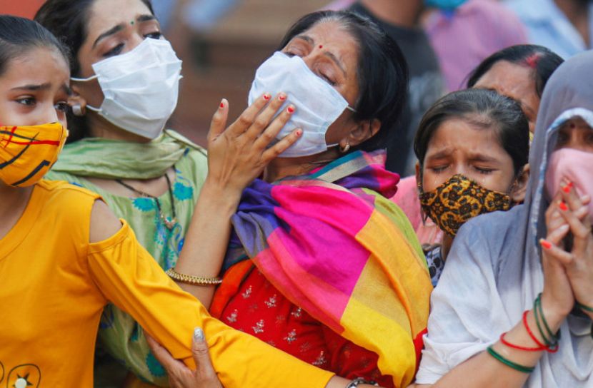 ভারতে করোনায় শনাক্ত ও মৃত্যুর বিশ্বরেকর্ড