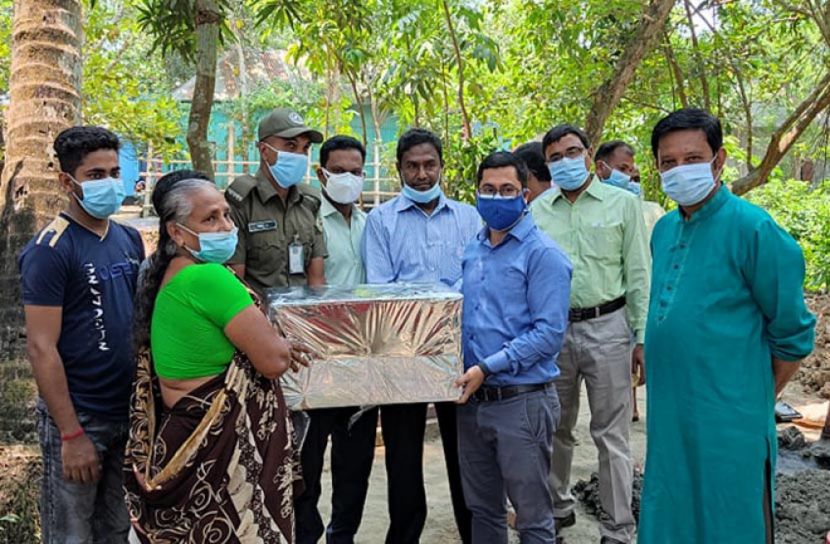 বীরাঙ্গনা মায়া রানী সাহার পাশে জেলা প্রশাসন