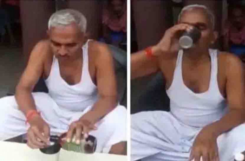 করোনার ওষুধ ১০০ গ্রাম পানিতে ৫০ মিলিলিটার গোমূত্র!