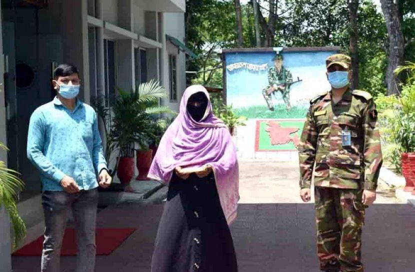 নিহত শ্রমিকের পরিবারের পাশে সেনা রিজিয়ন