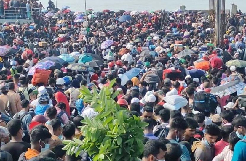 লঞ্চ চলাচল করতে অনুমতি দেওয়া হয়নি