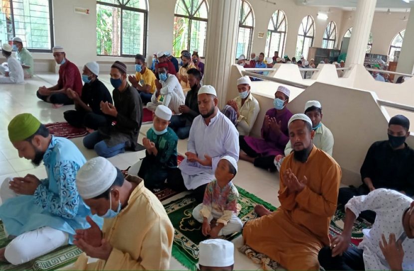 রাঙামাটির মসজিদে মসজিদে ঈদের জামায়াত অনুষ্ঠিত