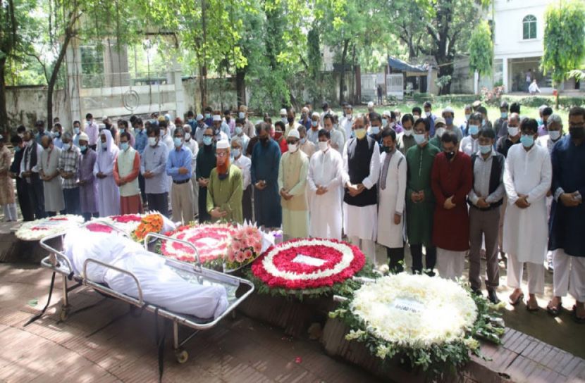বাংলা একাডেমিতে কবি  সিরাজীর মরদেহ