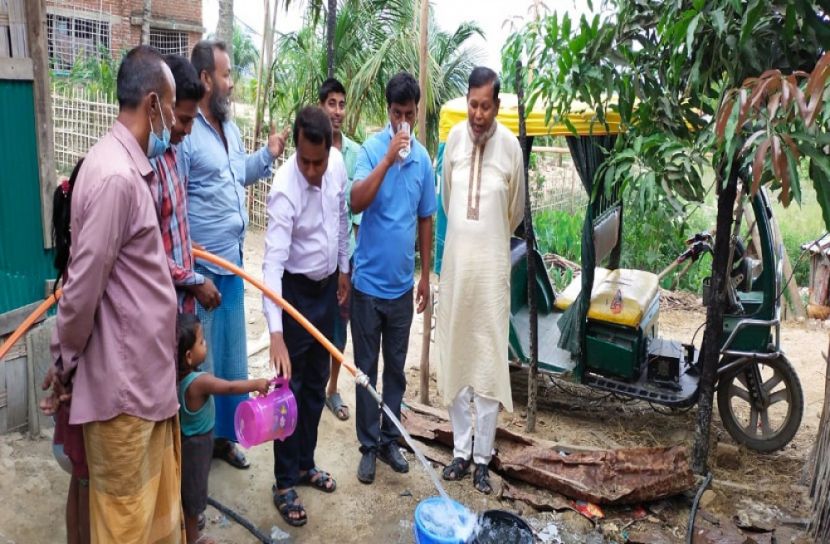 বাঘাইছড়িতে গভীর নলকূপ স্থাপন 