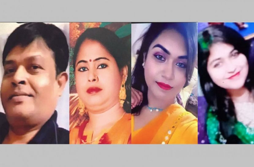 বাবা মাসুদ রানা, মা মৌসুমী ইসলাম, ছোট মেয়ে জান্নাতুল ও বড় মেয়ে মাহজাবিন