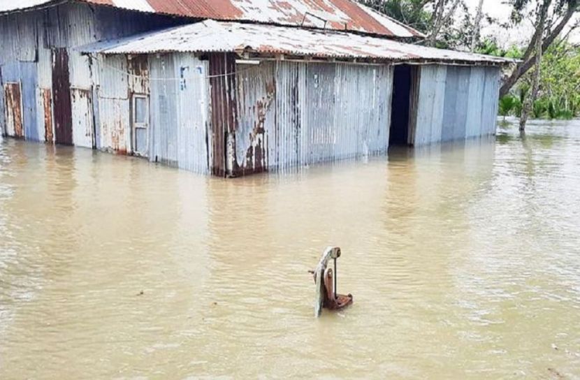 টানা বৃষ্টিতে বন্যার পূর্বাভাস