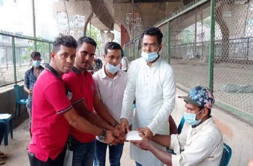 নিরন্ন মানুষের পাশে এনএফএস