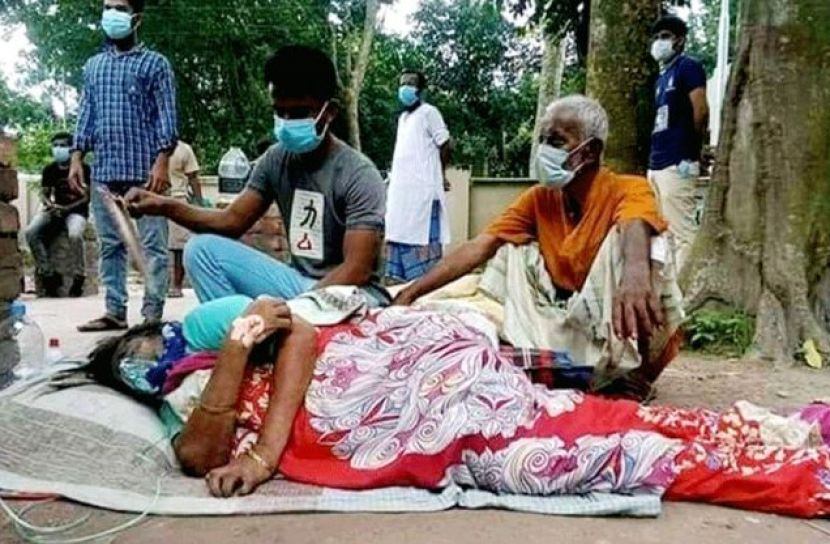 ঠাঁই নেই, রাস্তা-গাছতলা-ডাস্টবিনের পাশে চিকিৎসা